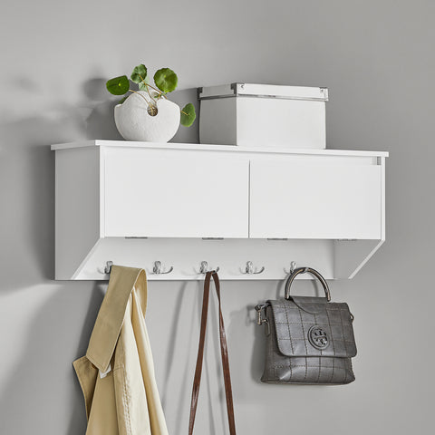 Wall Coat Rack Wall Shelf Rack, FHK24-W