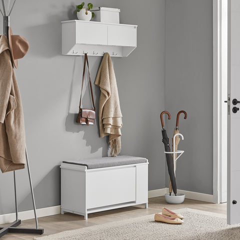 Wall Coat Rack Wall Shelf Rack, FHK24-W