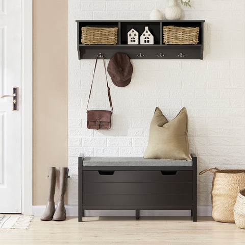 1 Flip-Door Storage Bench, FSR97-SCH