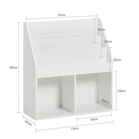 Children Bookcase Book Shelf, KMB01-W